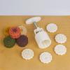 Creative Moon Cake Mold Flower Shaped Cookie Stamp Mold Mid-Autumn Festival Supplise  Dessert