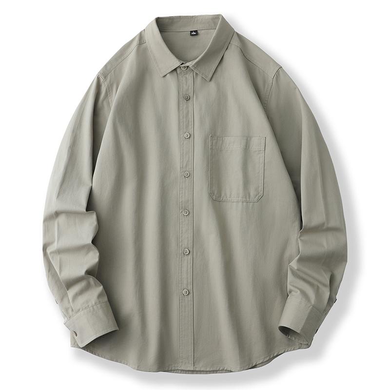 Men's Long Sleeved Shirt Korean Casual Loose Shirt Men's Coat