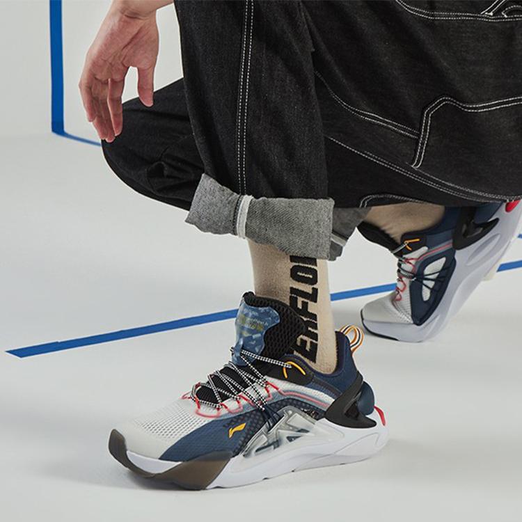 Li Ning Fire Cushioning Rebound Low top Casual Shoes Men's AGLQ059-5