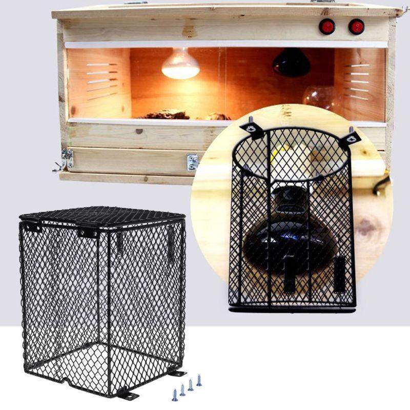 Y3NA Heating Bulb Lamp Protector Heat Bulb Mesh Cover Ceramic Light Lampshade