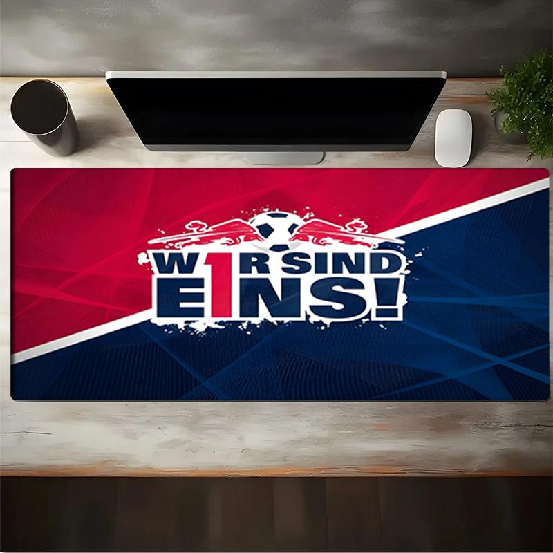 Rb FootballWappen Design Mauspads, Gaming-Mauspads, Tastaturpads, Schreibtischdekoration für Computer-Notebook, Fan-Geschenk, Geburtstagsgeschenk