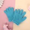 Winter solid color warm and cold gloves knitted gloves student couple cycling gloves