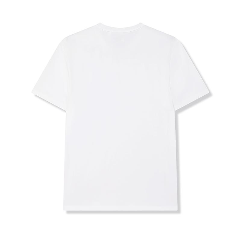 Fila White Series Simple Casual Solid Color Breathable T-Shirt Men Tops F11M513102F-WT