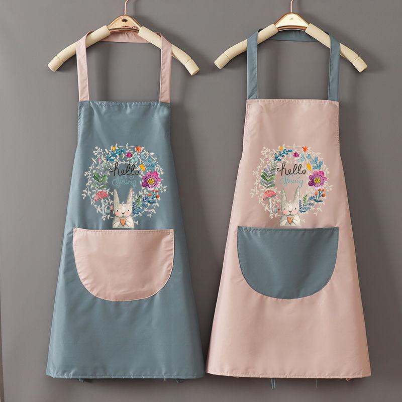 Women's Fashion Waterproof & Oil-Proof Apron: Stylish Kitchen and Cooking Workwear with Free Shipping