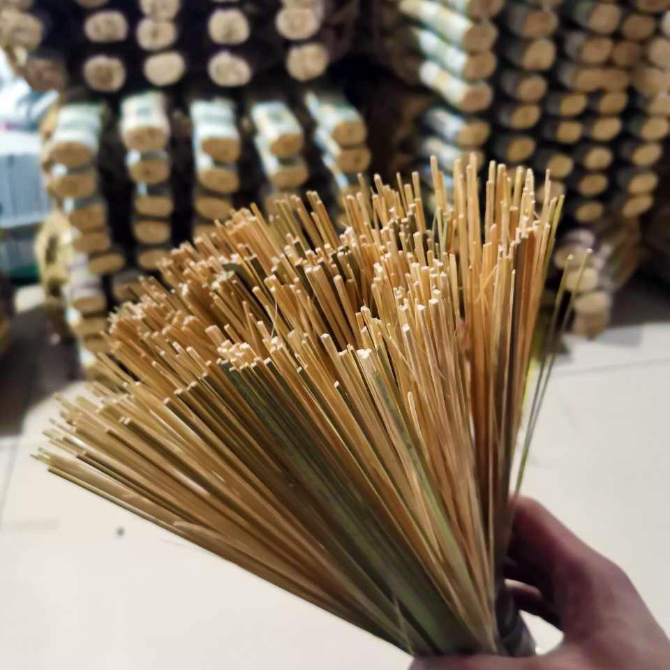 Handgjord Bambukruksborste - Non-stick Oljerengöringsborste för Hushållskök, Hotell och Restauranger