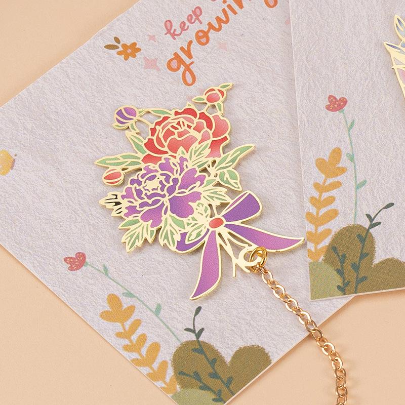 Book Marks Vintage Book Clip Metal Bookmark Creative Tassel Bookmark For Office Supplies Reading Supplies Gift Item
