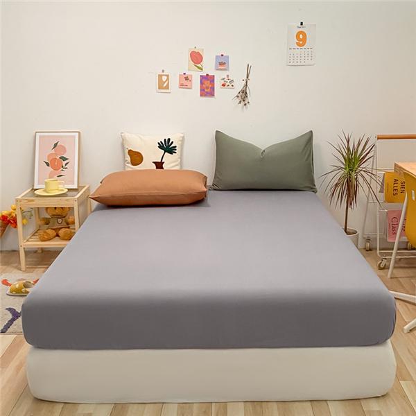 2026 HOT Waterproof Bed Cover Smooth Microfiber Mattress Protector Colorful Fitted Sheet Anti-mite Mattress Pad Deep Pocket Bedding Multi-size