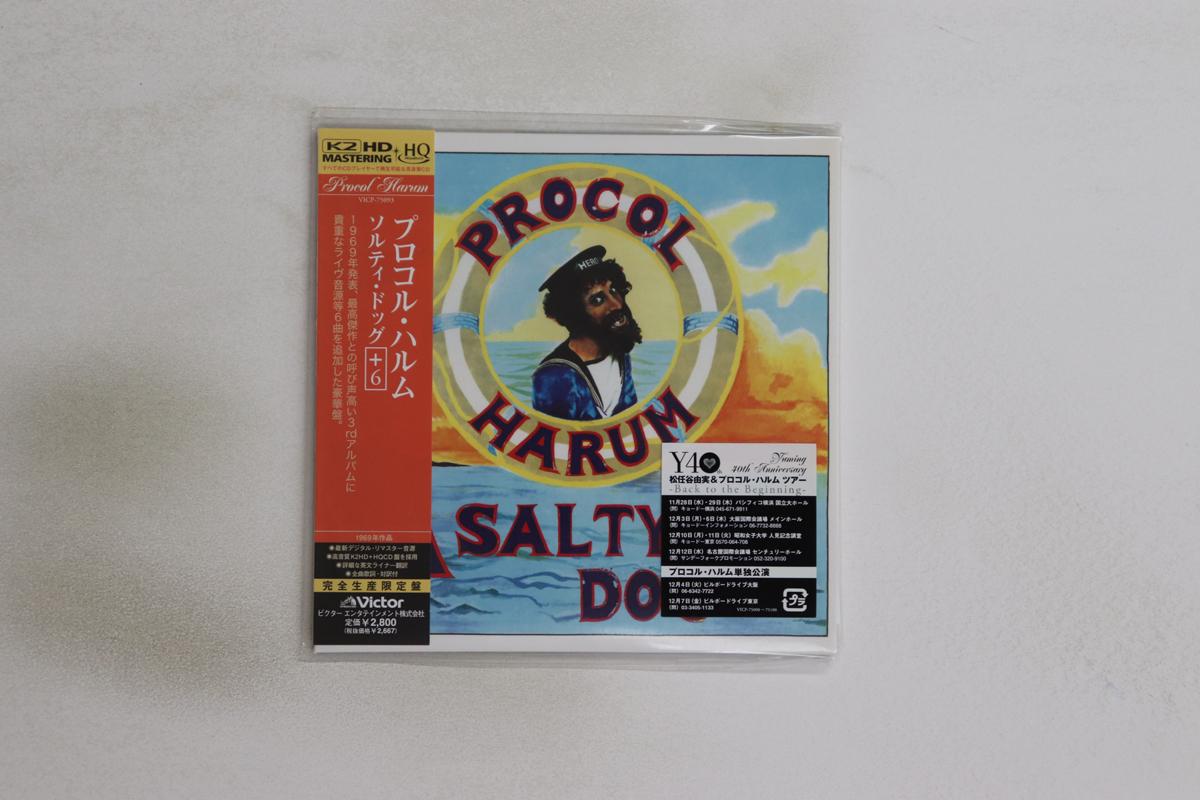 

CD PROCOL HARUM - A Salty Dog +6 (штаб-квартира) VICP75093PROMO VICTOR 2012 Япония Оби Рок Б/У
