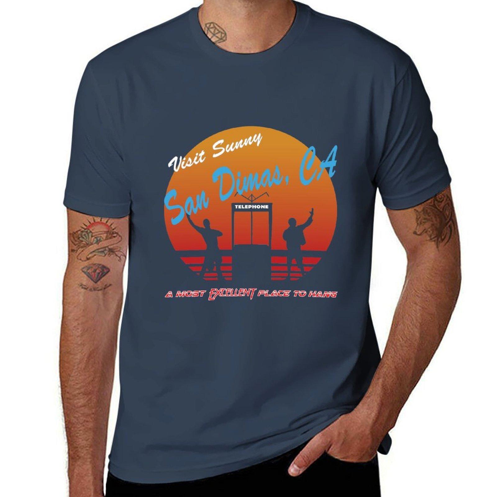 A Most Excellent Place To Hang TShirt Big Size Crew Neck TShirt S