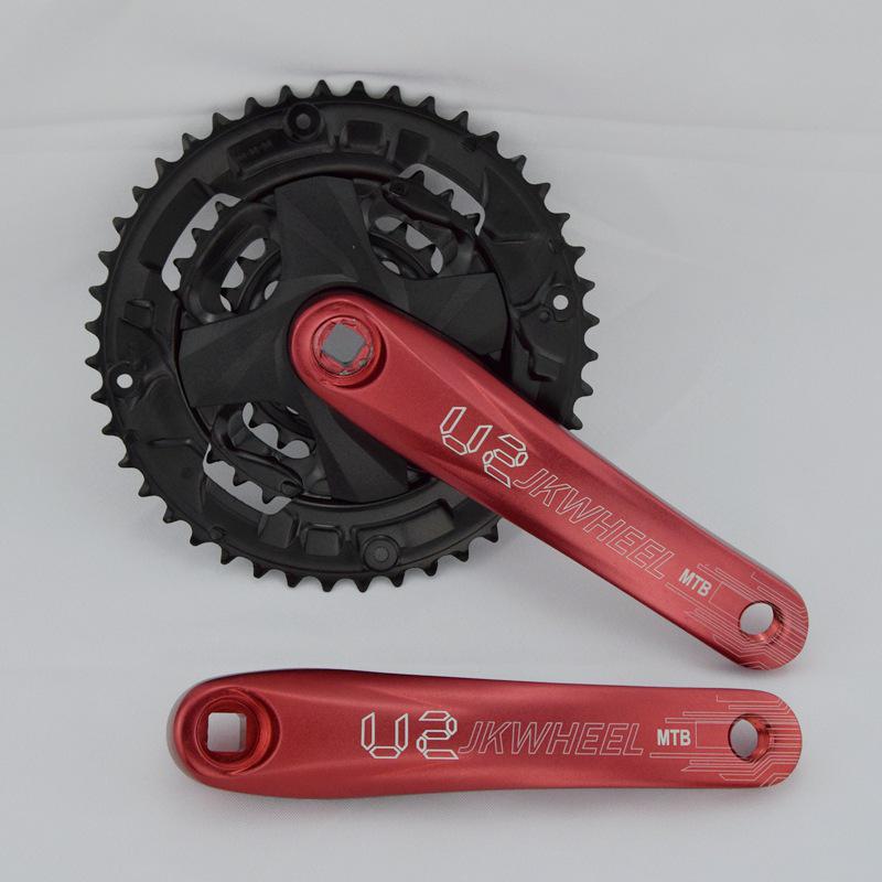 Guarnitura per Mountain Bike a 27 Velocità: Pedivella in Alluminio 170mm, Corona 44-32-22T, Pacco Pignoni a 9 Velocità, Speciale Off-Road