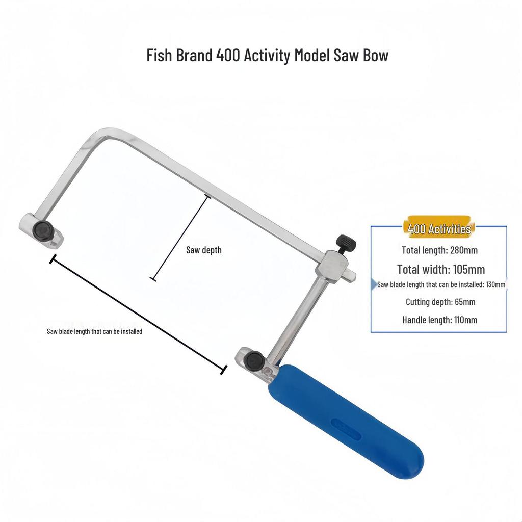 Mini U-Shaped Handheld Jigsaw Saw for Woodworking and DIY Models