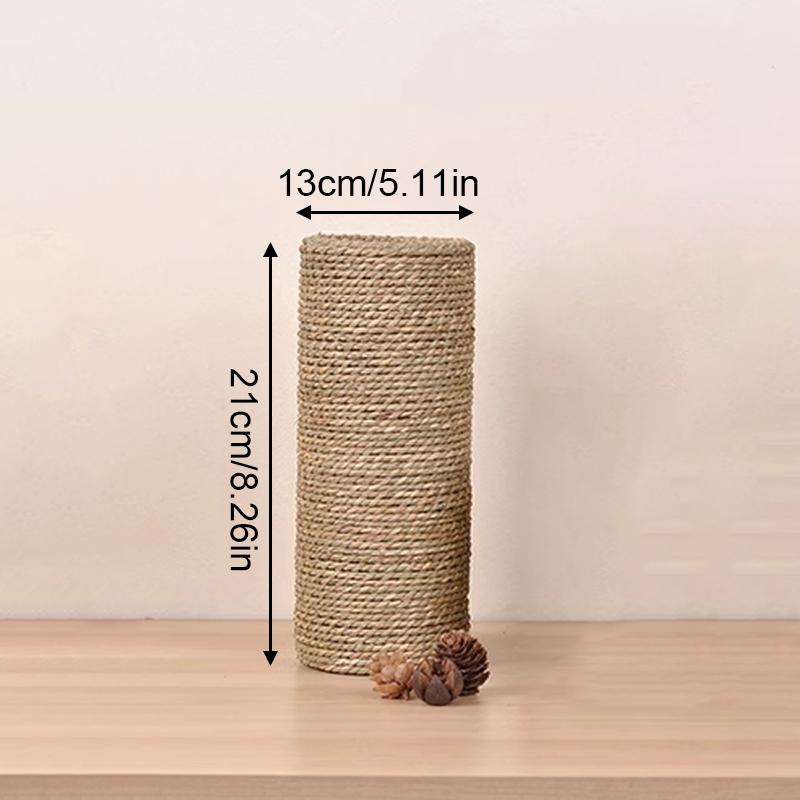 

1 шт. Цветочные горшки Композиция из сухоцветов Плетение веревкой Растительное украшение Икебана Пасторальный стиль 14x11/26x13/21x13см 21x13cm