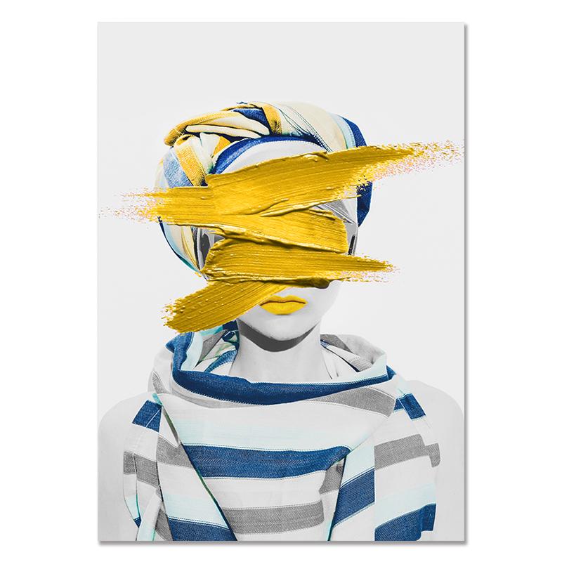 Nowoczesna moda Wall Art kobieta Home Decor czarny abstrakcyjny piękny motyl obraz na płótnie drukuje zdjęcia na plakat do salonu