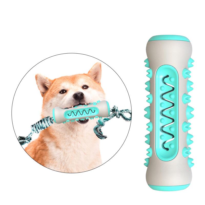 Wholesale Manufacturer s Durable TPR Pet Dog Chew Toys Indestructible Natural Rubber Doggy Brushing Stick Dental Care Toothbrush синий