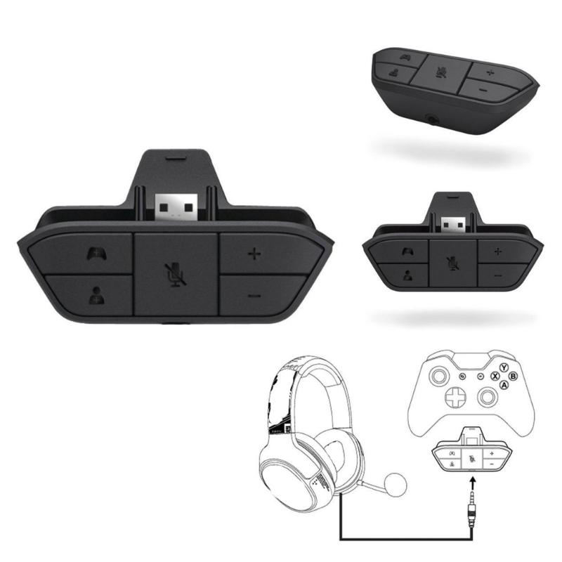 Gaming Headsets Adapter for Controllers, Simple No USB Cable Included