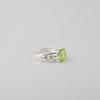 Peridot Gemstone 925 Sterling Silver Handmade Jewelry Designer Zircon Ring For Anniversary Gift CZR-15-4