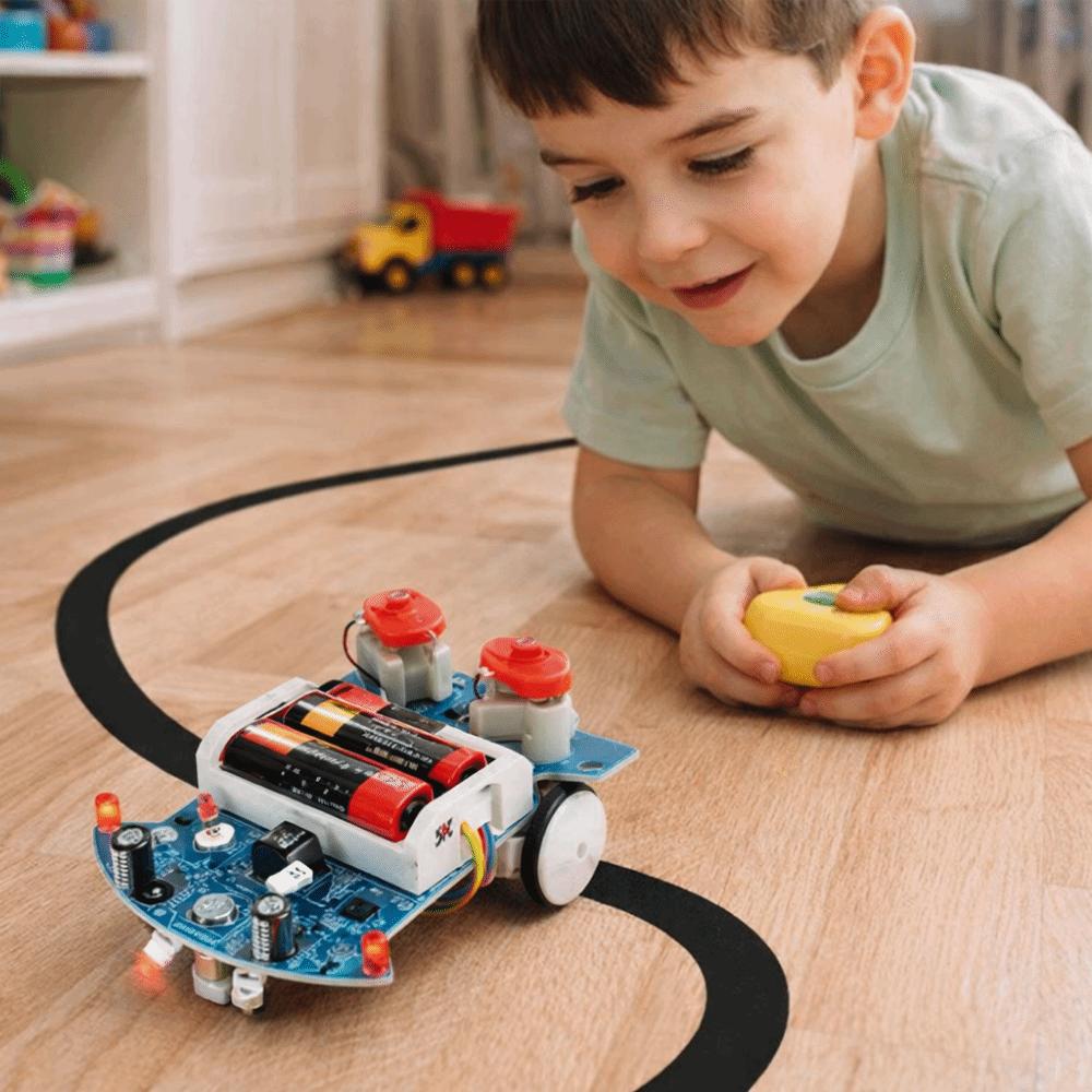 Smart Patrol D2-5 Intelligent Tracking Car DIY Kit Line Following Robot  Science Fair