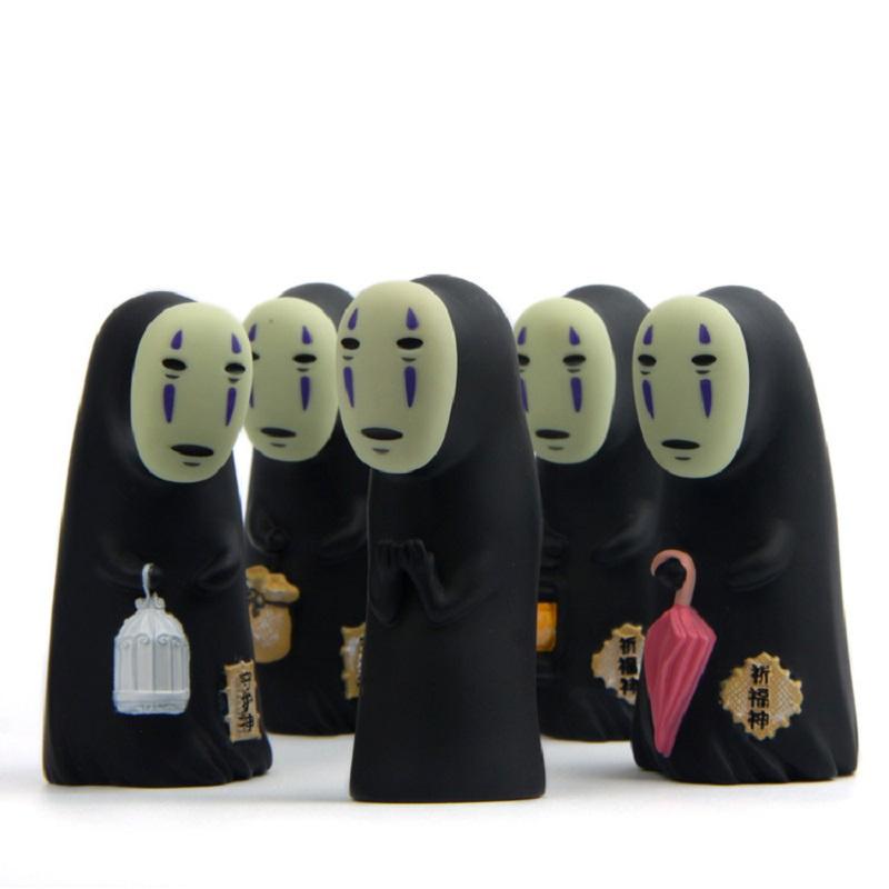 Anime Chihiro Spirited Away Cake Decoration No Face Faceless Man Action Figures With Premium Quality Resin