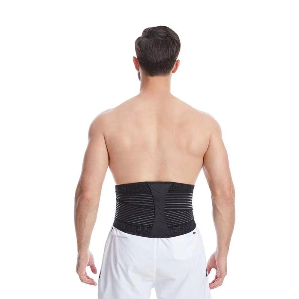 Adjustable Spine Support Belt 8-springs Orthopedic Lumbar Belt Lumbar Corset  Gym Training