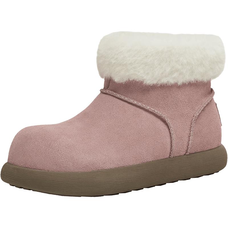 Tianmeiyi Women s Retro Warm Plush Ankle Snow Boots 37