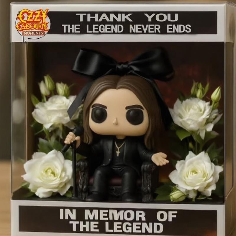 For Ozzy Osbourne Figure Thank You The Final Show Back To Beginning Farewell Figurine Desk Decorations Poseable Articulated Scale Detailed Movable