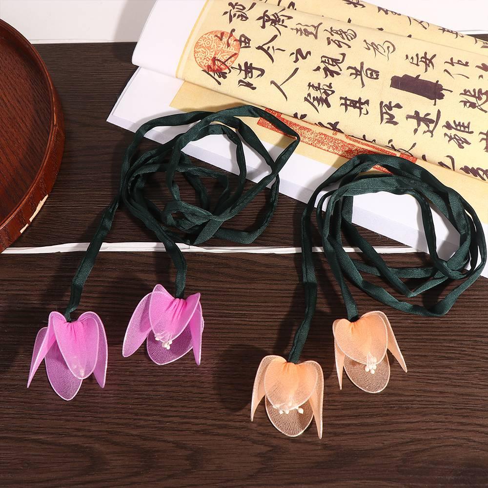 

Hair Tie Tulip Hair Rope Long Tulip Hair Tie Fashion Long Ponytail Holder Lady