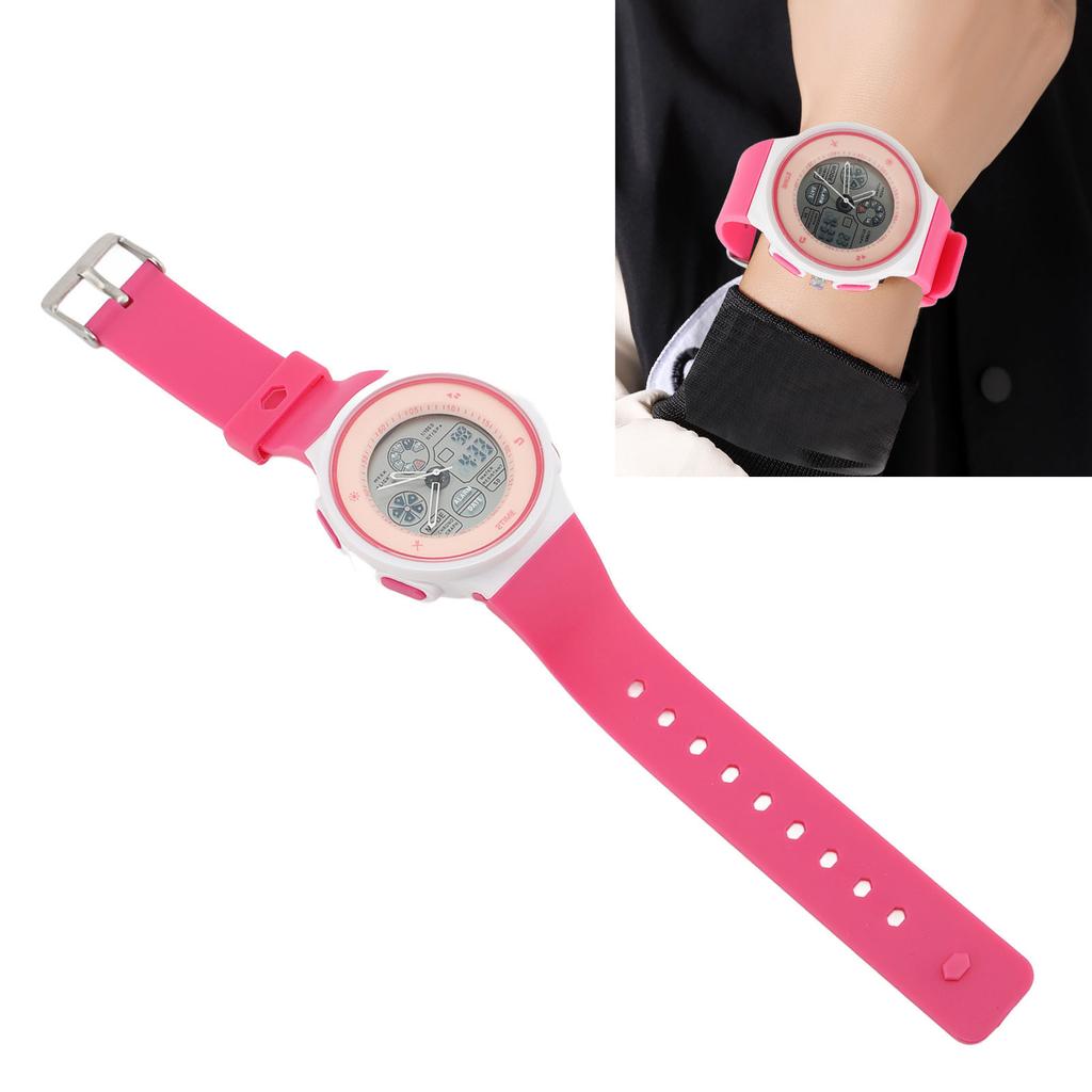 Jugendliche Uhr Outdoor Wasserdicht Digital Sport Analog Uhr mit Stoppuhr Wecker Countdown Dual Display LED Hintergrundbeleuchtung für Damen Studenten