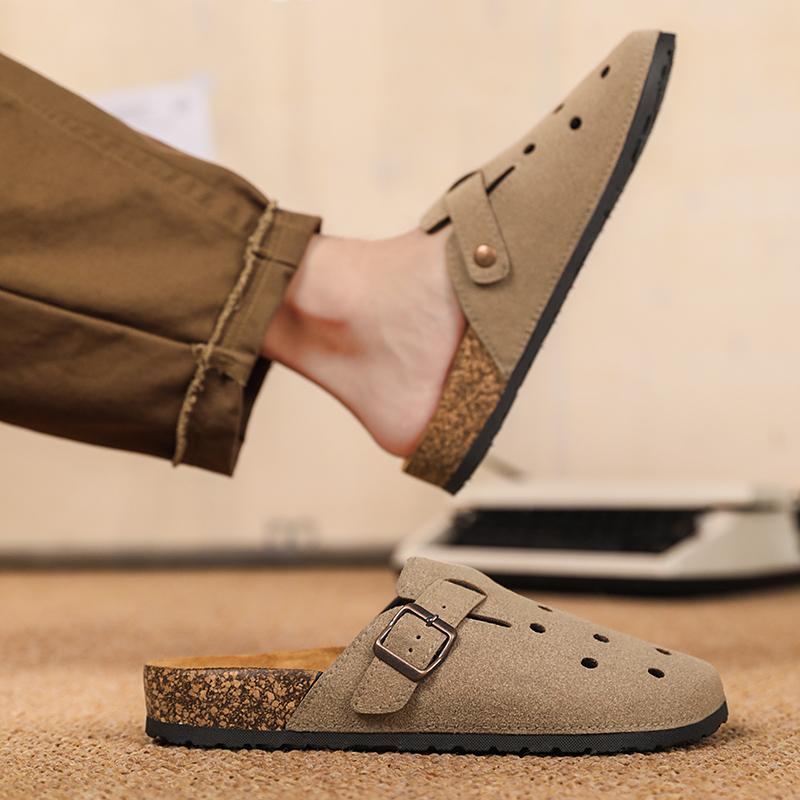 Couple Half Slippers Omfortable Breathable Design Style Outdoor Leisure Street Daily Vacation 36-47 Casual Youth Shoes