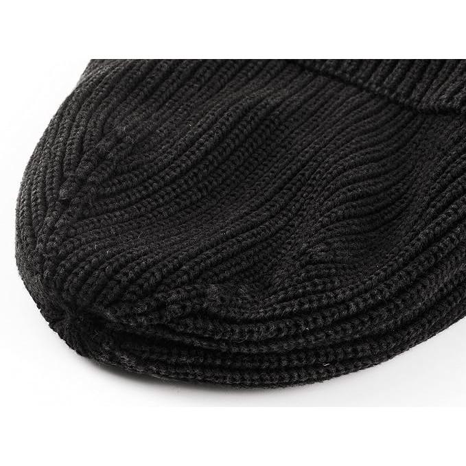 @ Woolen Cap Black Color For Unisex UKZQ308 50%off