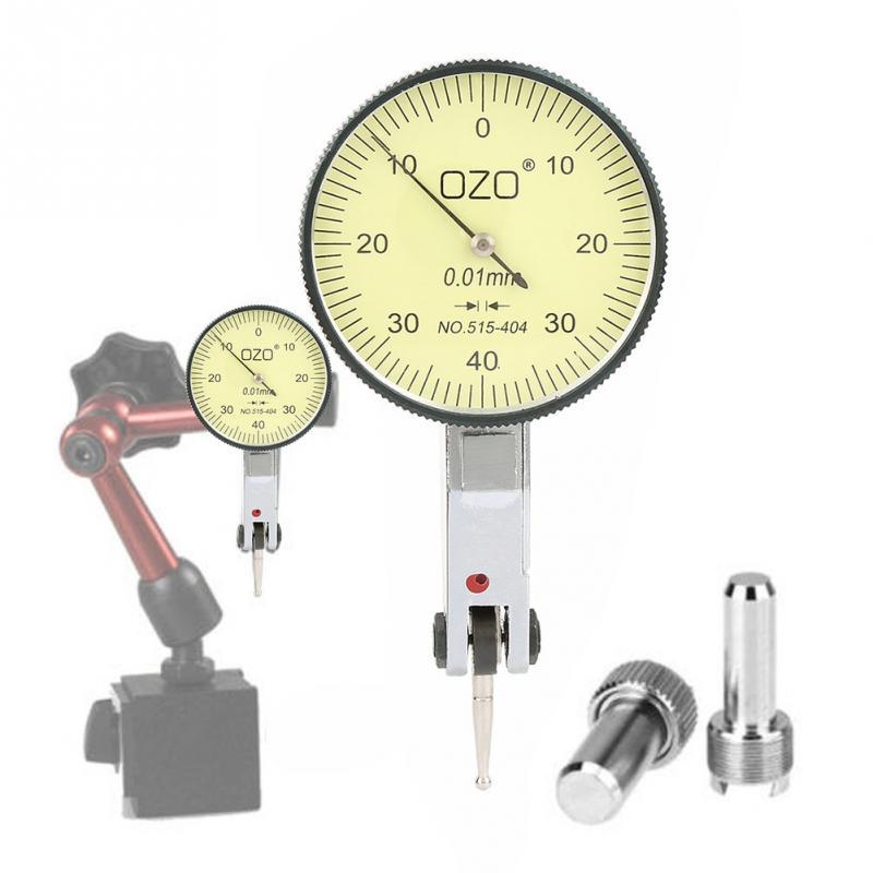 Buy 38mm Precision Tungsten Steel Dial Test Indicator Dial Gauge Meter