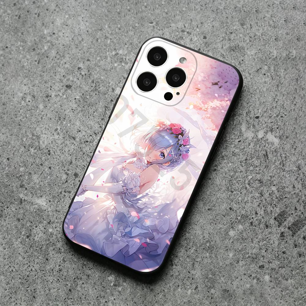 Rem R-Re Anime Z-Zero Phone Case For IPhone17,11,12,13,14,15,16,XS,XR,X,Mini,Pro,Max,Plus,Shell,Cover