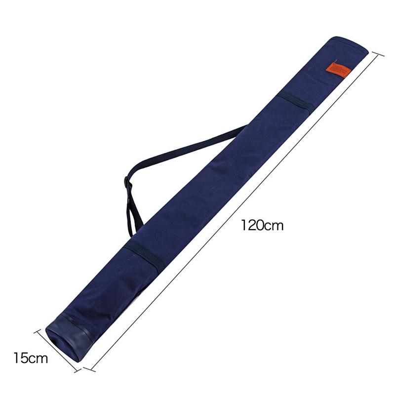 120/130/140Cm Canvas Fishing Rod Bag Waterproof Fishing Rod Umbrella Tackle Gear Storage Case Folding Portable Shoulder Bags