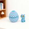 3D-gedruckte Drachenei-Figur Mini-Drachenei-Statue Miniatur-Drachenei mit Drachen darin Schreibtischdekoration Ornament