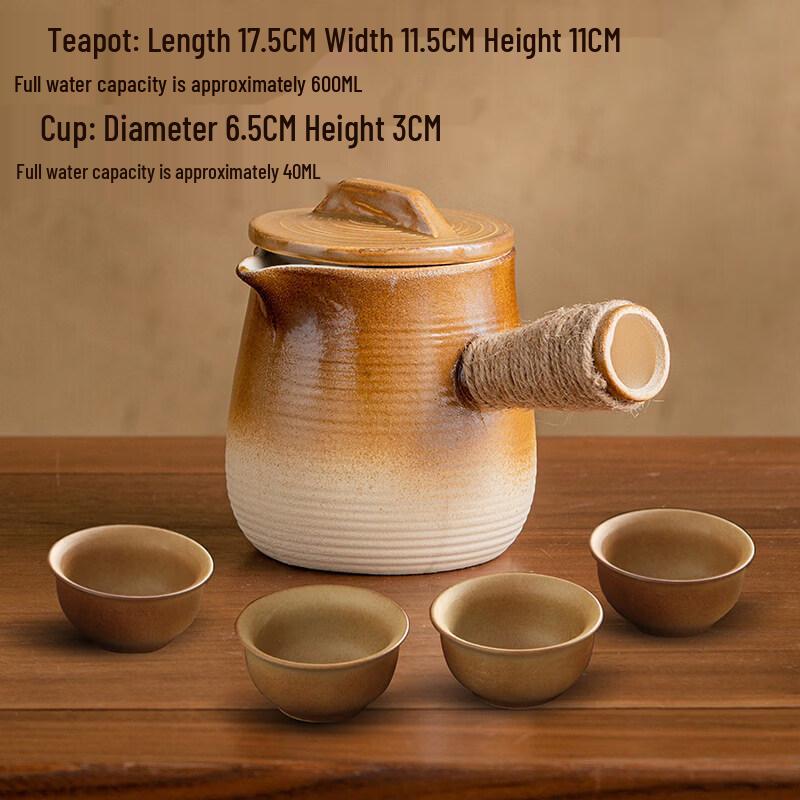 ZISIZ Stove Tea & Milk Tea Pot Set