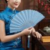 Mit Quasten Faltfächer Chinesischer Stil Handkurbelfächer Handgefertigter Fächer Party Hochzeit Zubehör