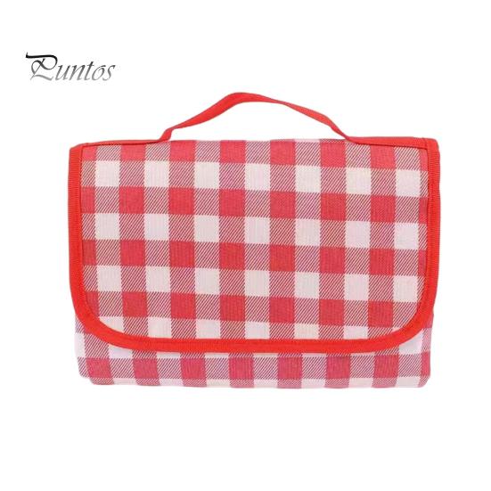 

Складной коврик для пикника, водонепроницаемое одеяло с песком, очень большой коврик для пикника, здоровая ткань без запаха, зеленое, желтое, красное полосатое одеяло для пляжа, кемпинга, пешего туризма S