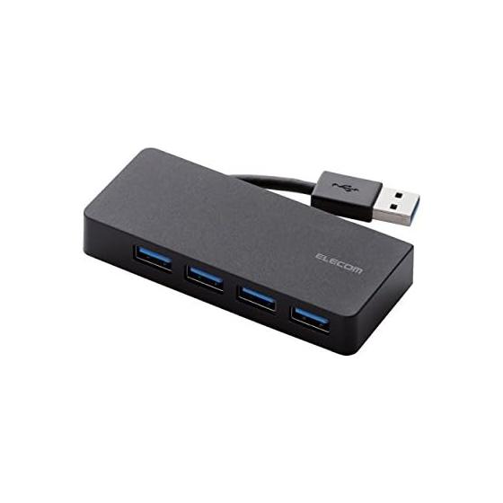 ELECOM USB3.0 Hub 4 Port Bus Powered Black U3H-K417BBK