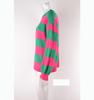 Plus Size Women Striped Spliced Round Neck Pullover Sweater Loose Lazy Autumn Wear