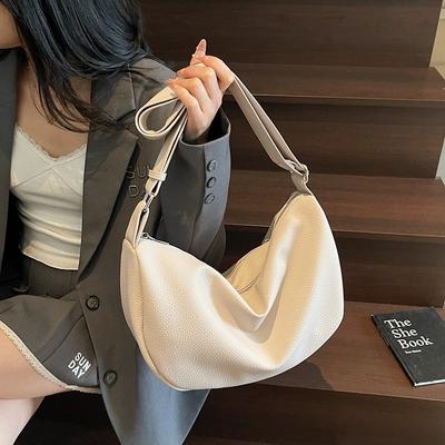 Premium Textur Nische Achseltasche Damen 2025 neue trendige Retro Schulter Messenger Bag vielseitige Knödel-Tasche