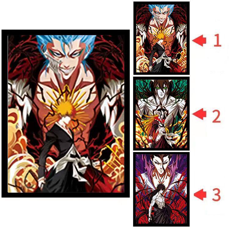 Dziewięć Tytanów 3D Anime Gradientowy Stereoskopowy Plakat Malarski.