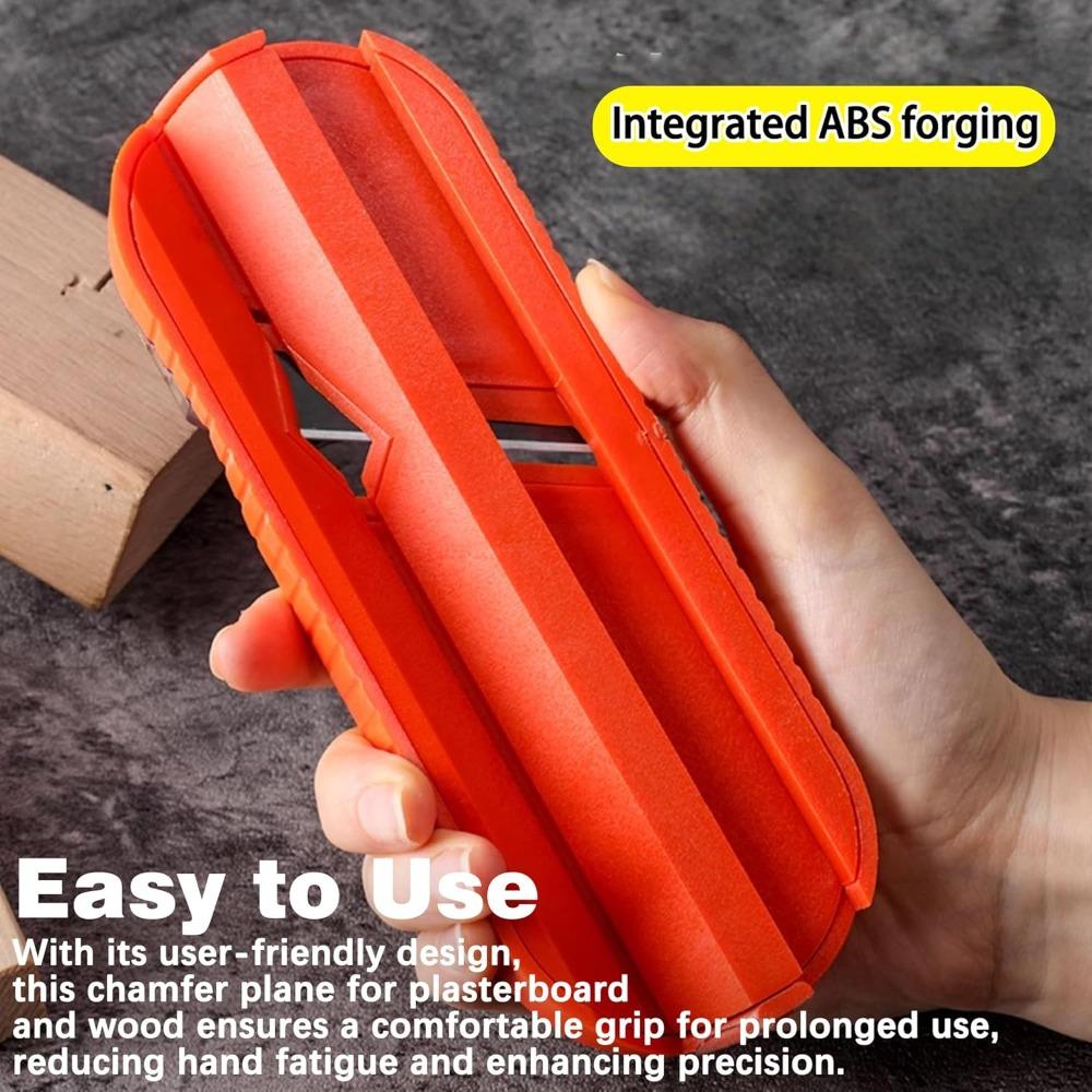 Plasterboard Chamfer Bevel 45° Plane Gypsum Right Angle Device Woodworking Planer Framing Corner Cutting Edge Trimming Tool