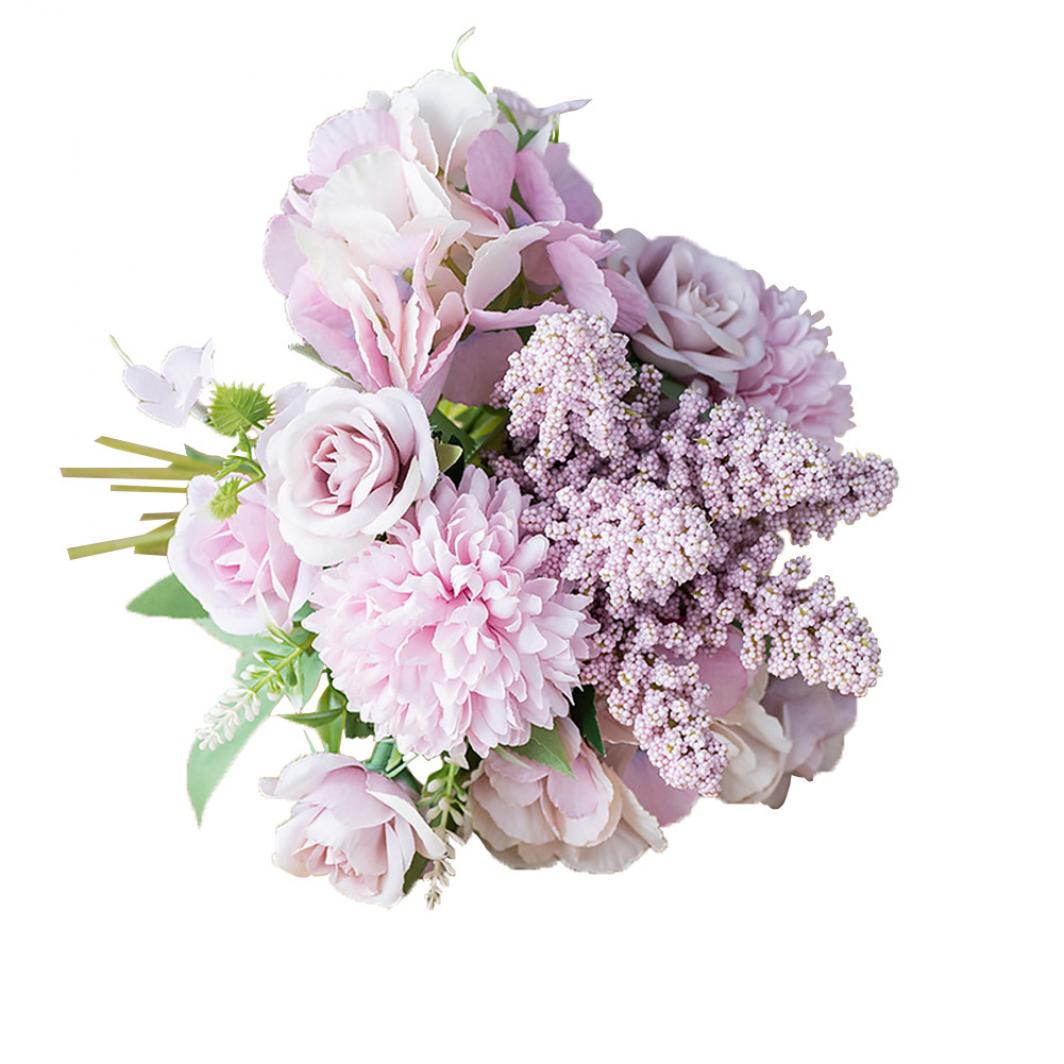 

Декор искусственные цветы фиолетовый