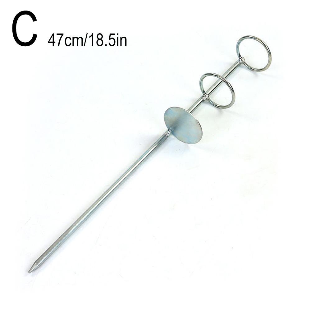 30/40/50cm Portable Fishing Rod Holder Support Stainless Steel Ground Spike Rod Rest Stand Bank Fishing Ground Rod Holder Tackle