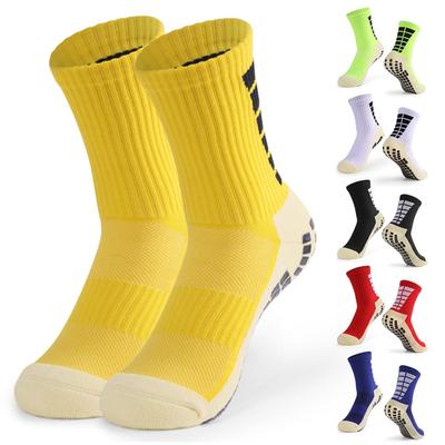 Rutschfeste Fußballsocken für Herren, sportliche Socken für Basketball, Fußball, Volleyball, Laufen, Trekking