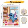 Disney Stitch Baking Cake Digital Oil Painting Art Kit Hand Filled Home Decor