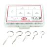 115pcs Multipurpose Stainless Steel Hanging Hooks Assorted Sizes Ceiling Hook