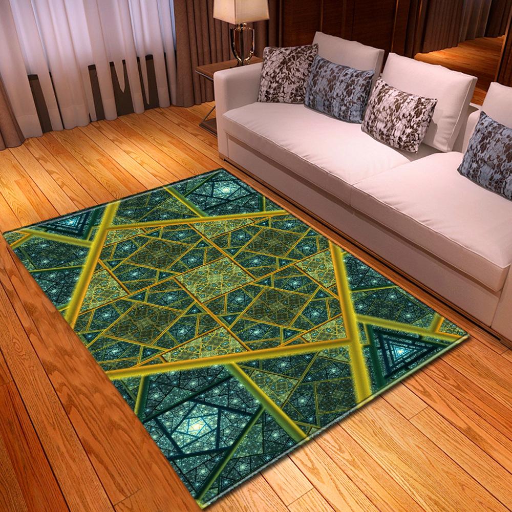 Geometric Shaped Floor Mat Bedroom Dining Room Carpet Carpet Doormat