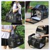 Mesh Cat Carrier Bag Pet Travel Tote with Adjustable Shoulder Strap Breathable Pet Carrier Cross Body Bag for Small Dogs Cats