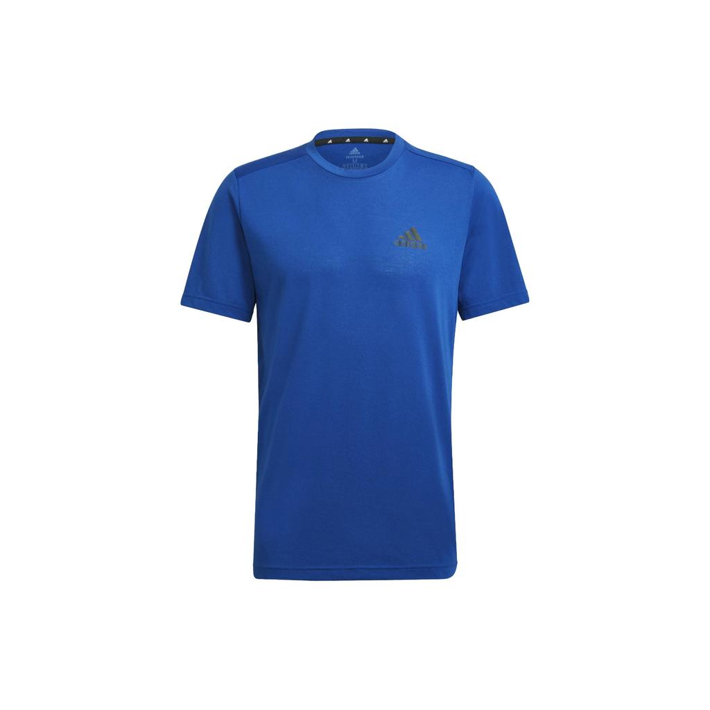 adidas AEROREADY Designed to Move Feelready Sport Tee Royal Blue/Black Men Streetwear GT5551