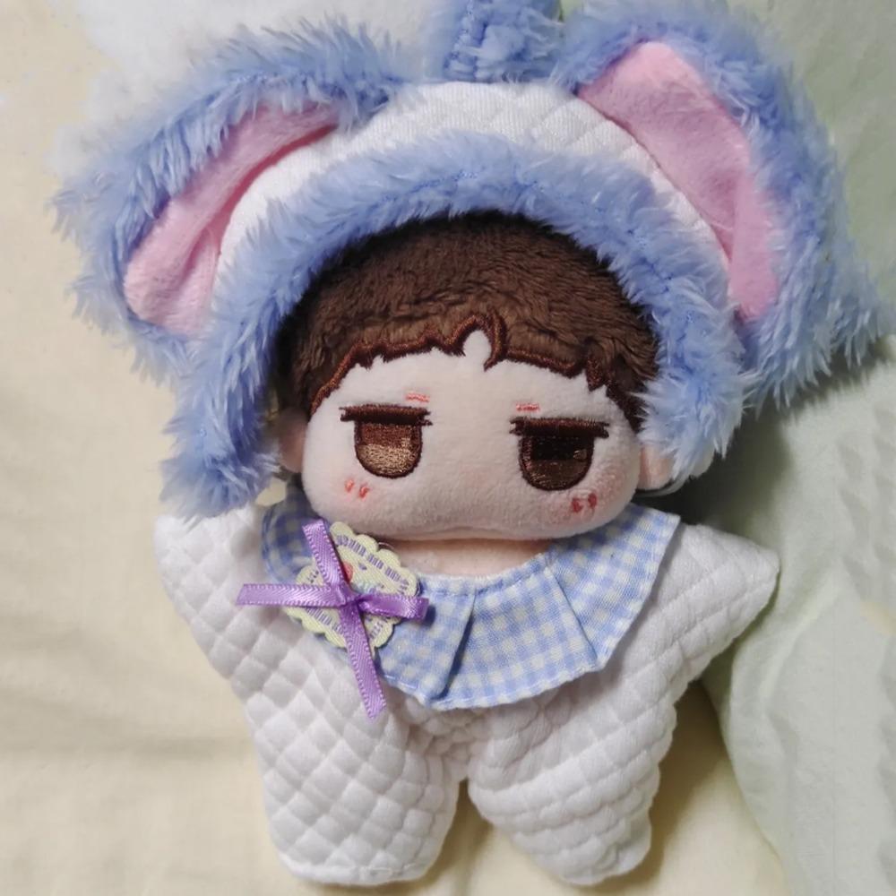 Suit 10cm Cotton Doll Clothes Cartoon Hat Doll Dress Up Set  Children's Gift